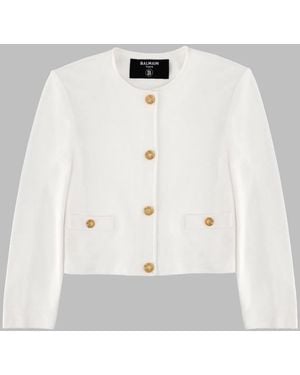 Balmain Giacche Felpa - White