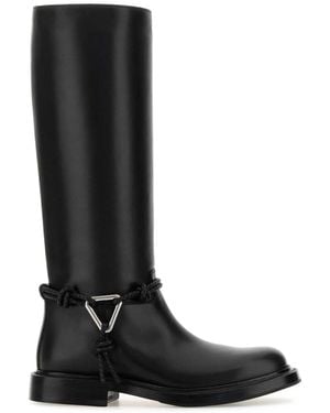 Bottega Veneta James Boot Natural Soft Calf - Black
