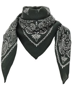 Destin Judy Wool Squared Scarf - Grey