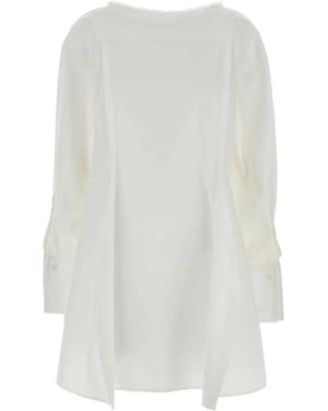 Carven Dr452-Short Esperanto Dress - White