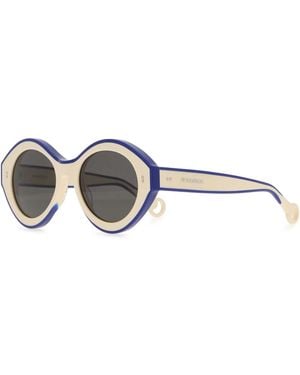JW Anderson Two-Tone Acetate Sunglasses - Multicolour