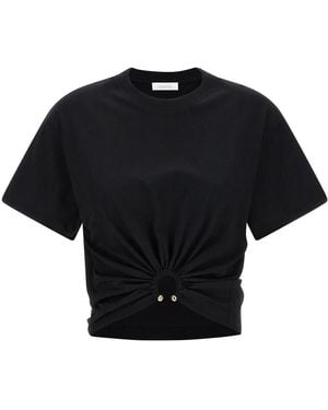 Rabanne Piercing T-Shirt - Black