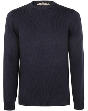 Nuur Long Sleeves Round Neck - Blue