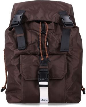 A.P.C. Trek Technical Backpack - Gray