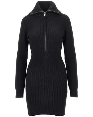 Anine Bing June Knitted Mini Dress - Black