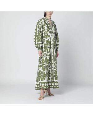 FARM Rio Palermo Dress With Print - Green