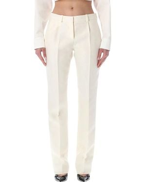 Balenciaga Slim Tailored Pants - White
