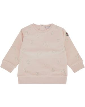 Moncler Kids Knitwear Jumpsuit Ensemble - White