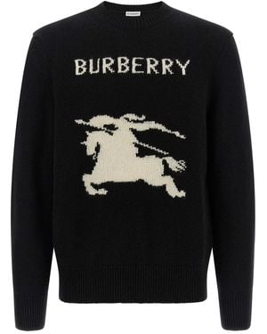 Burberry 'Ekd Logo' Sweater - Black