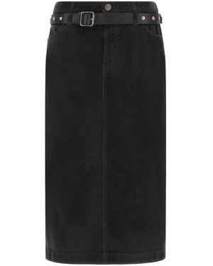 Pinko Corduroy Skirt - Black