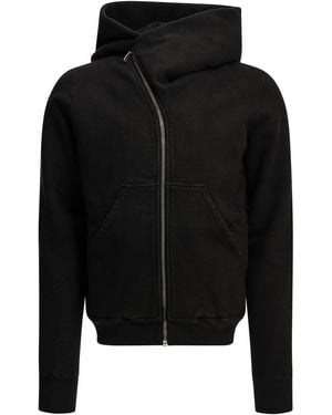 Rick Owens "Mountain" Zip-Up Sweatshirt - Black