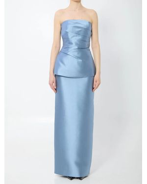 Solace London Lucille Maxi Dress - Blue