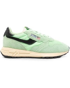 Autry Reelwind Low Wom Suede/Net Pistac/B - Green