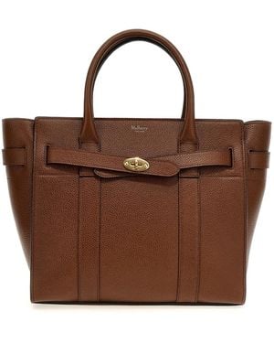 Mulberry Bovine Leather Tote Bag - Brown