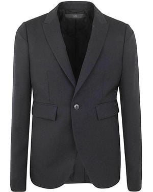 SAPIO Single Breasted Blazer Jacket - Black