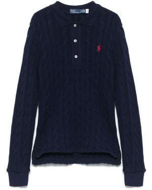 Polo Ralph Lauren Long Sleeves Polo Shirt - Blue