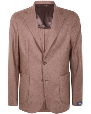 Barba Napoli "Easy Mono" Jacket - Brown