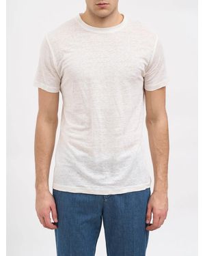 Daniele Alessandrini Linen T-Shirt - White