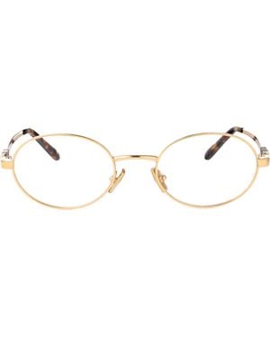 Miu Miu Metal Glasses - Metallic