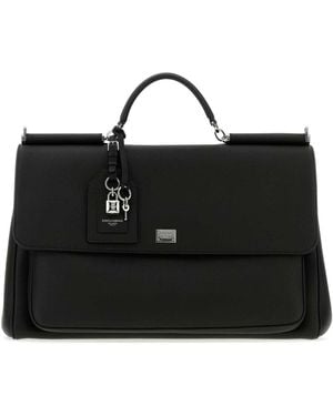 Dolce & Gabbana Dolce & Gabbana Top Handle Bag - Black