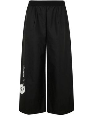Maria Calderara Cotton Trousers - Black