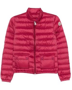 Moncler Lans Short Down Jacket - Red