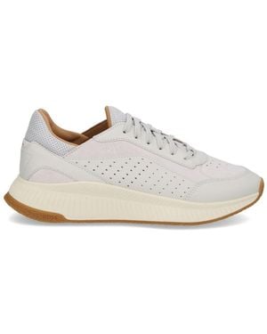 BOSS Leather Sneaker - White