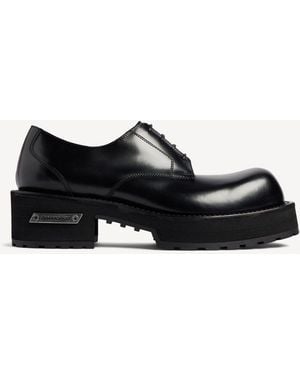 Balenciaga Venom Derby Shoes - Black