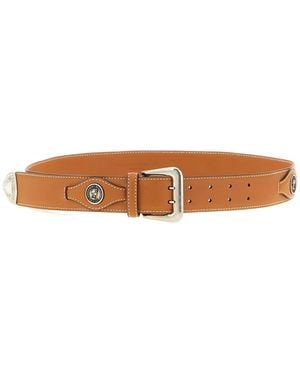 Ermanno Scervino Logo Coin Belt - White