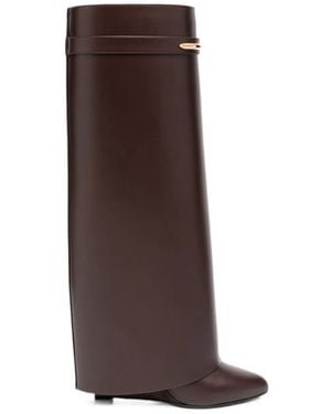 Givenchy Shark Pinch Boots - Brown