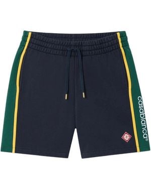 CASABLANCA Panelled Sweatshorts - Blue