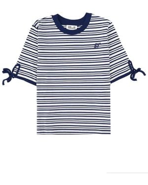 Baum und Pferdgarten T-Shirt "Janet" - Blue