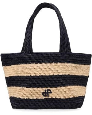 Patou Borsa Tote A Trapezio Pm - Black