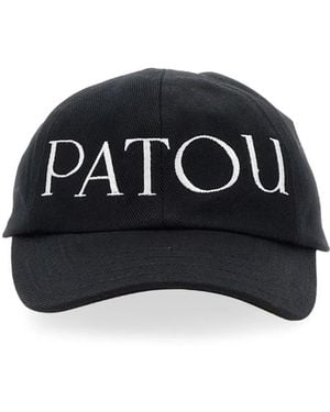 Patou Baseball Hat With Logo - Black