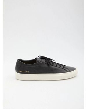 Common Projects Archilles Premium Leather Sneaker - Black