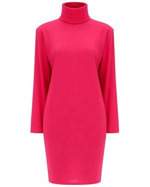 Saint Laurent Boxy Dress - Pink