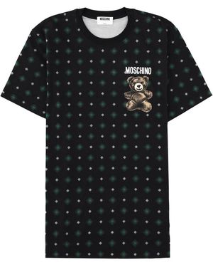 Moschino Tshirt With Logo - Black
