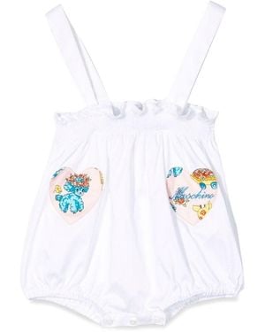 Moschino Short+Hat - White
