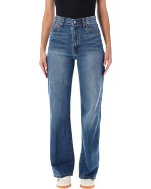 Levi's Ribcage Wide Leg Jeans - Blue