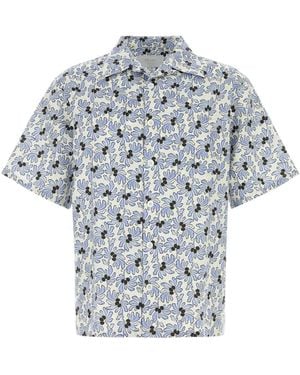 Prada Floral Shirt - Blue