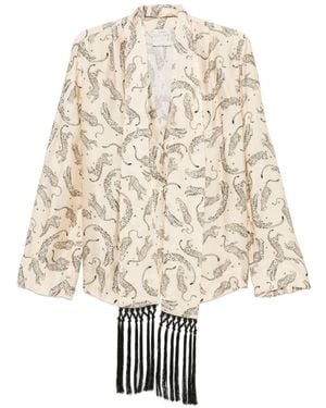 forte_forte Fringed Shirt - White