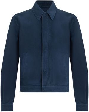 Fendi Jacket With Collar - Blue