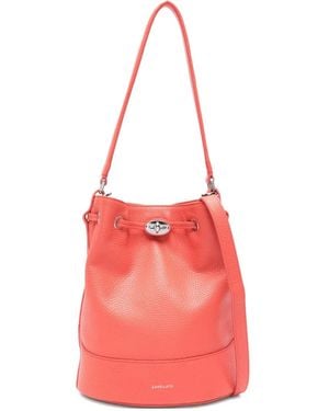 Zanellato Monda' Daily Small Leather Bucket Bag - Pink