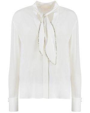 Genny Crêpe De Chine Shirt - White