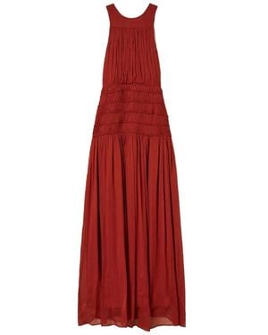 Twinset Henna Silk Dress - Red