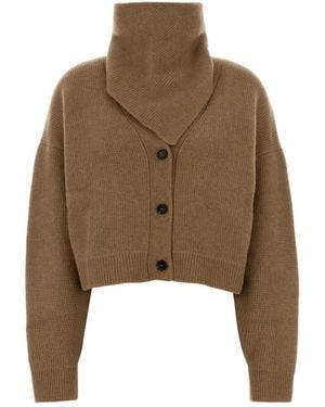 LeKasha Cashmere Cardigan - Brown