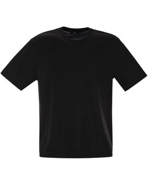 Herno Cotton Jersey T-Shirt - Black