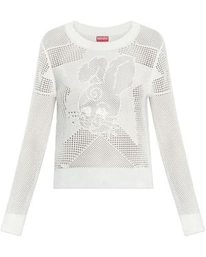 KENZO Cotton Sweater - White