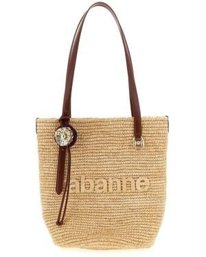 Rabanne 'Natural Raffia Tote Bag' Shopping Bag