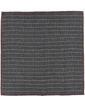 Brunello Cucinelli Double-Face Pocket Clutch - Grey